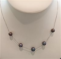 Collana Demetra Donna in Oro bianco Perla 035.279.N50